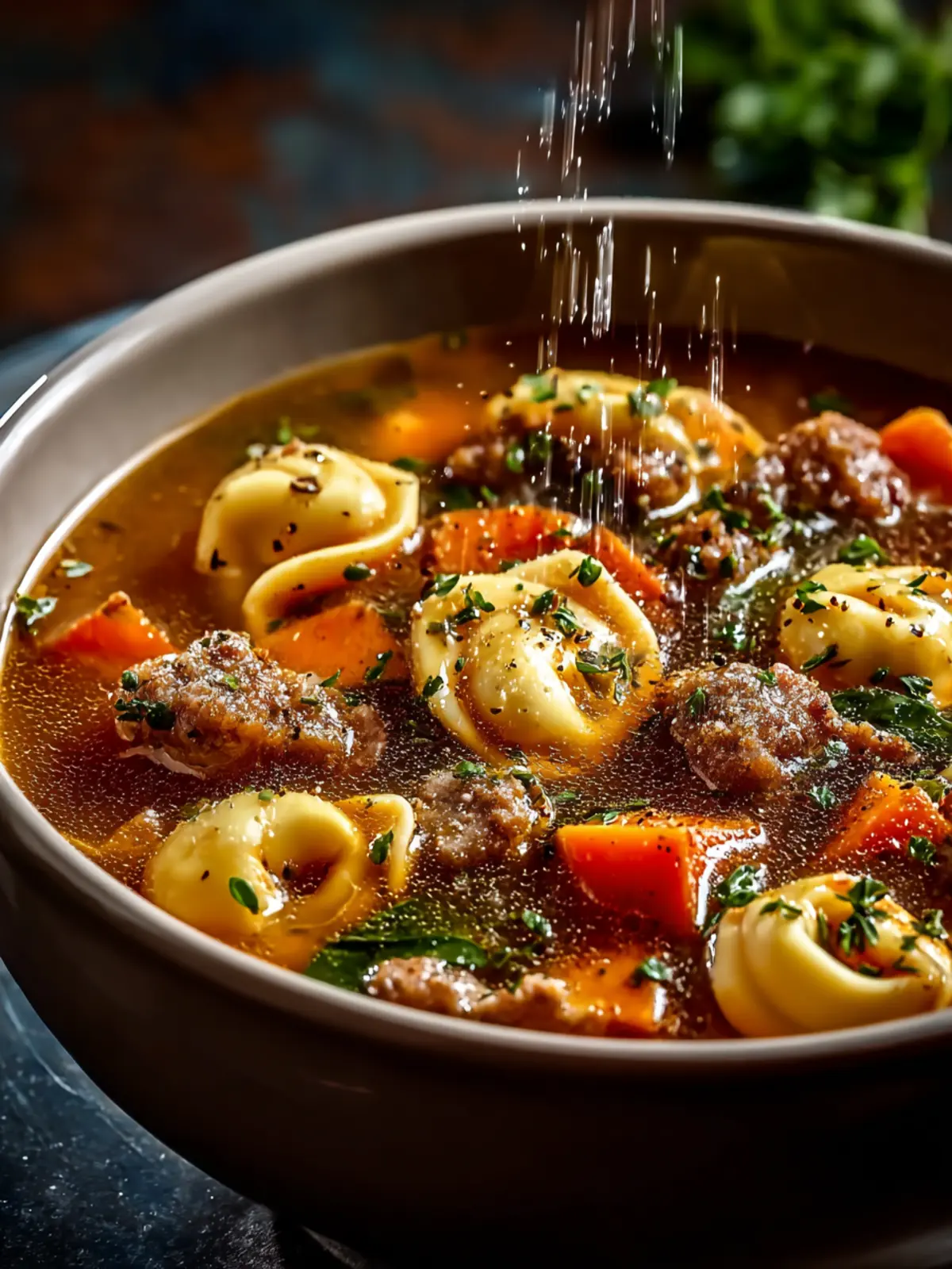 Autumn Tortellini Soup with Sausage Recipe First Image