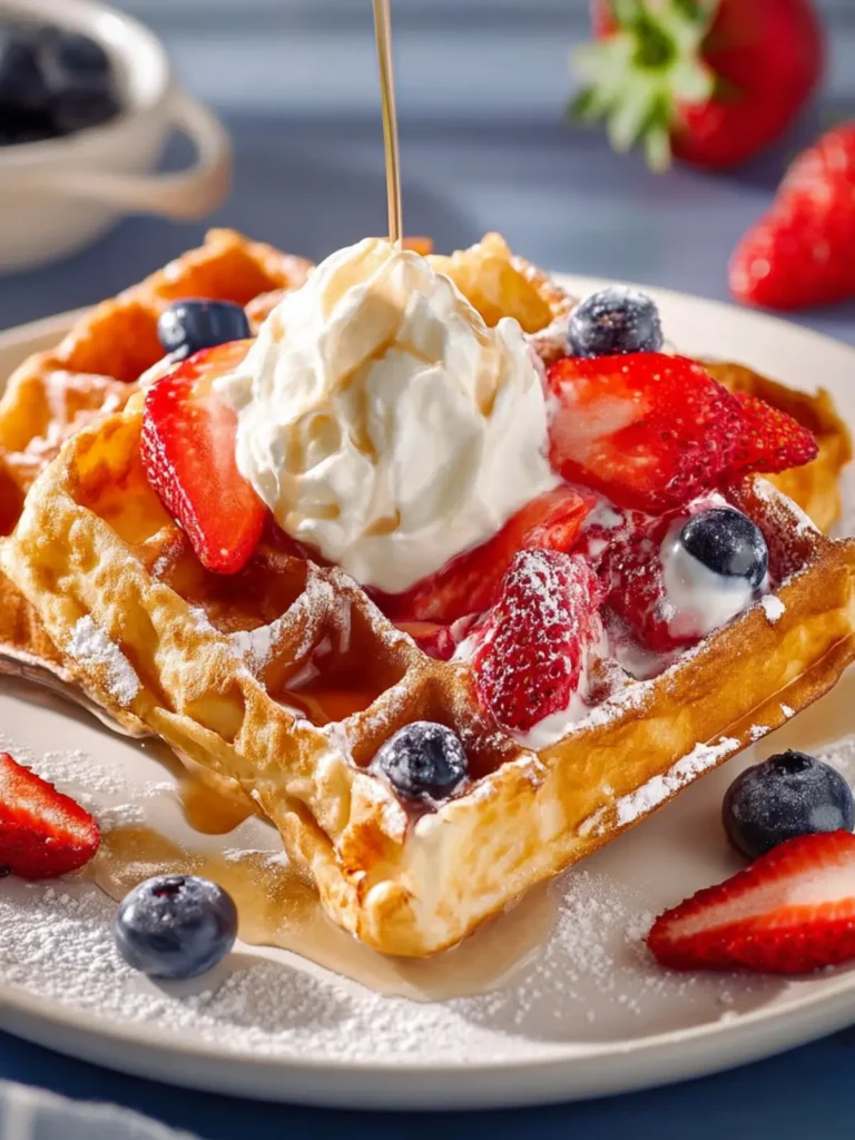 Greek Yogurt Waffles First Image