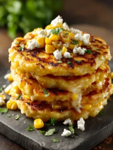 Venezuelan Sweet Corn Cachapas with Gooey Cheese Delight First Image