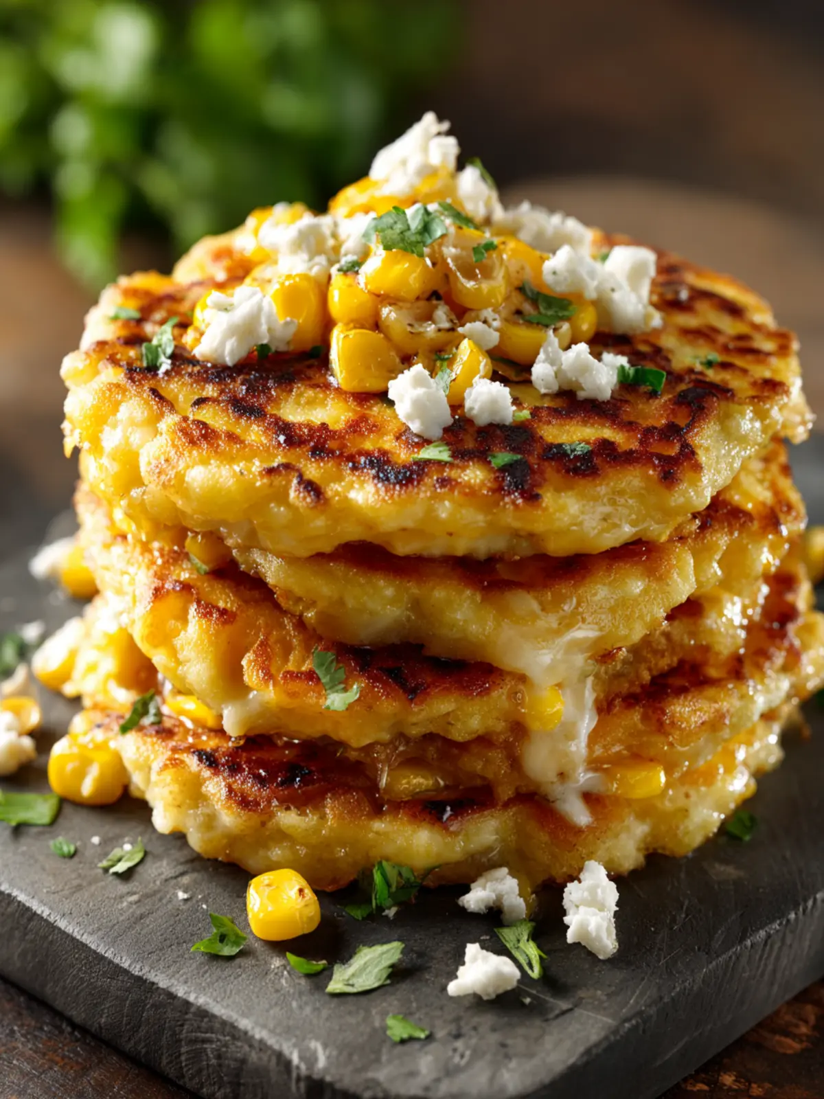 Venezuelan Sweet Corn Cachapas: Gooey Cheese Delight Awaits!