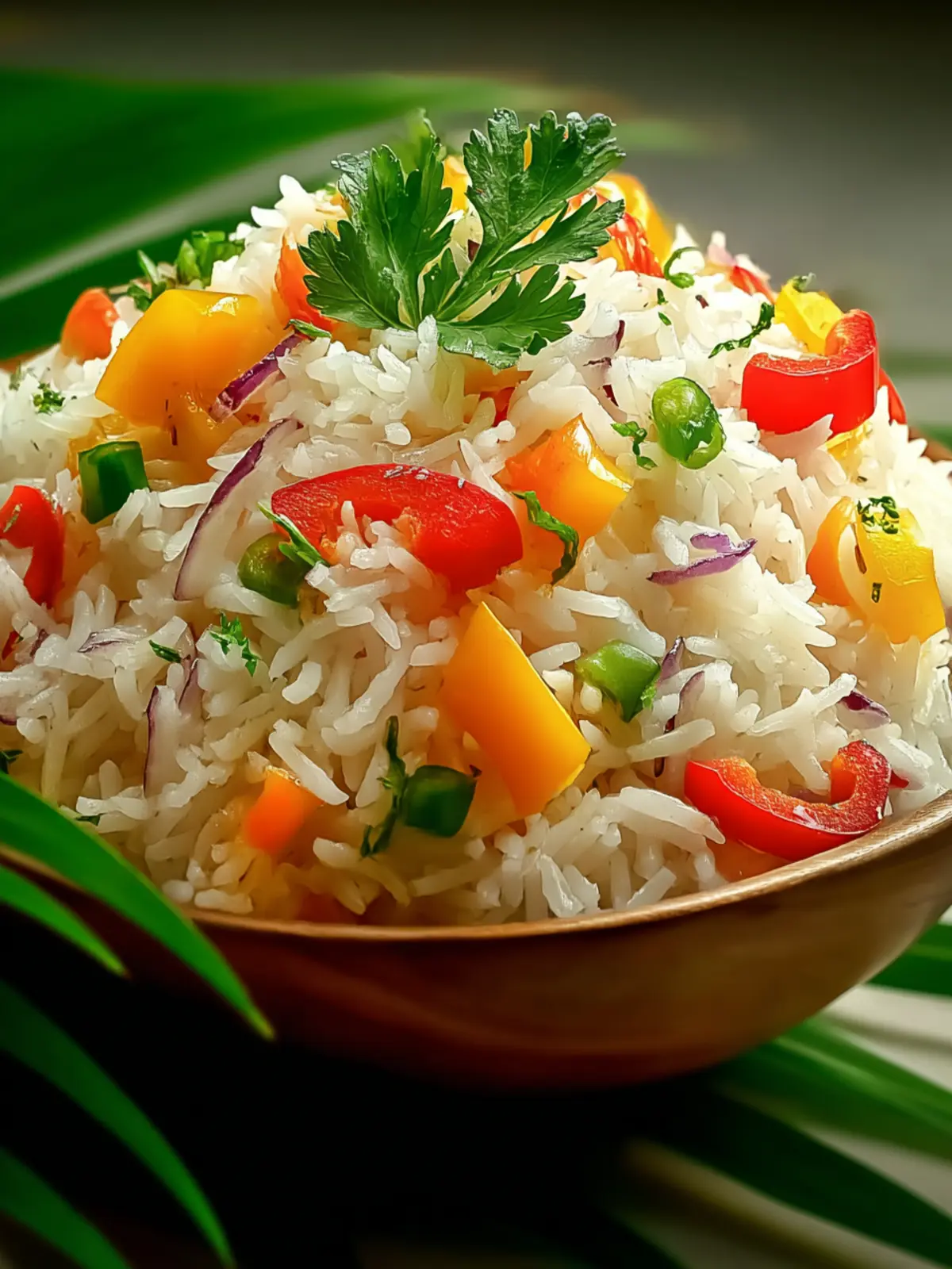 Island Coconut Pepper Rice: The Best Taste of Tropical Bliss