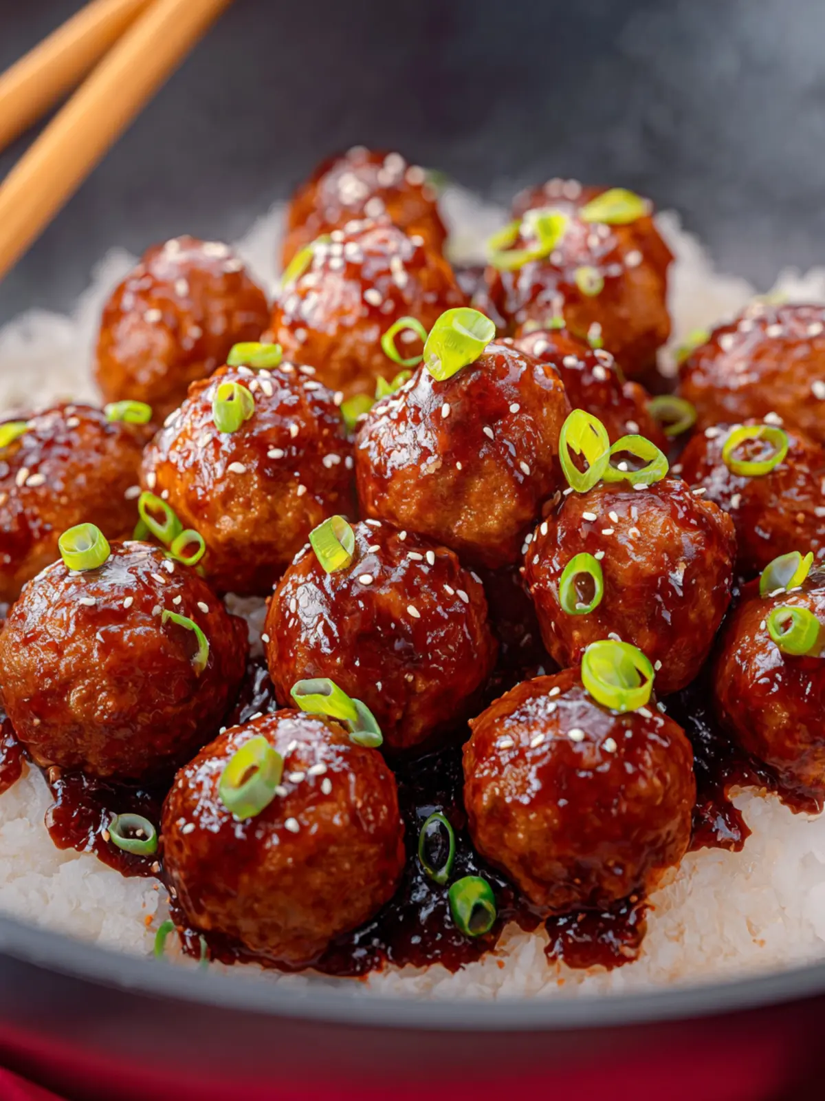 Saucy Asian Meatballs First Image