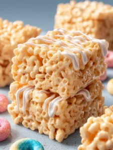 Condensed Milk Rice Krispie Treats First Image