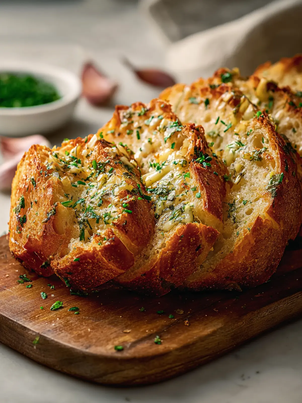 Sourdough Garlic Bread: Irresistibly Buttery and Toasted Goodness
