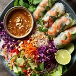 Delicious Spring Roll Salad with Peanut First Image