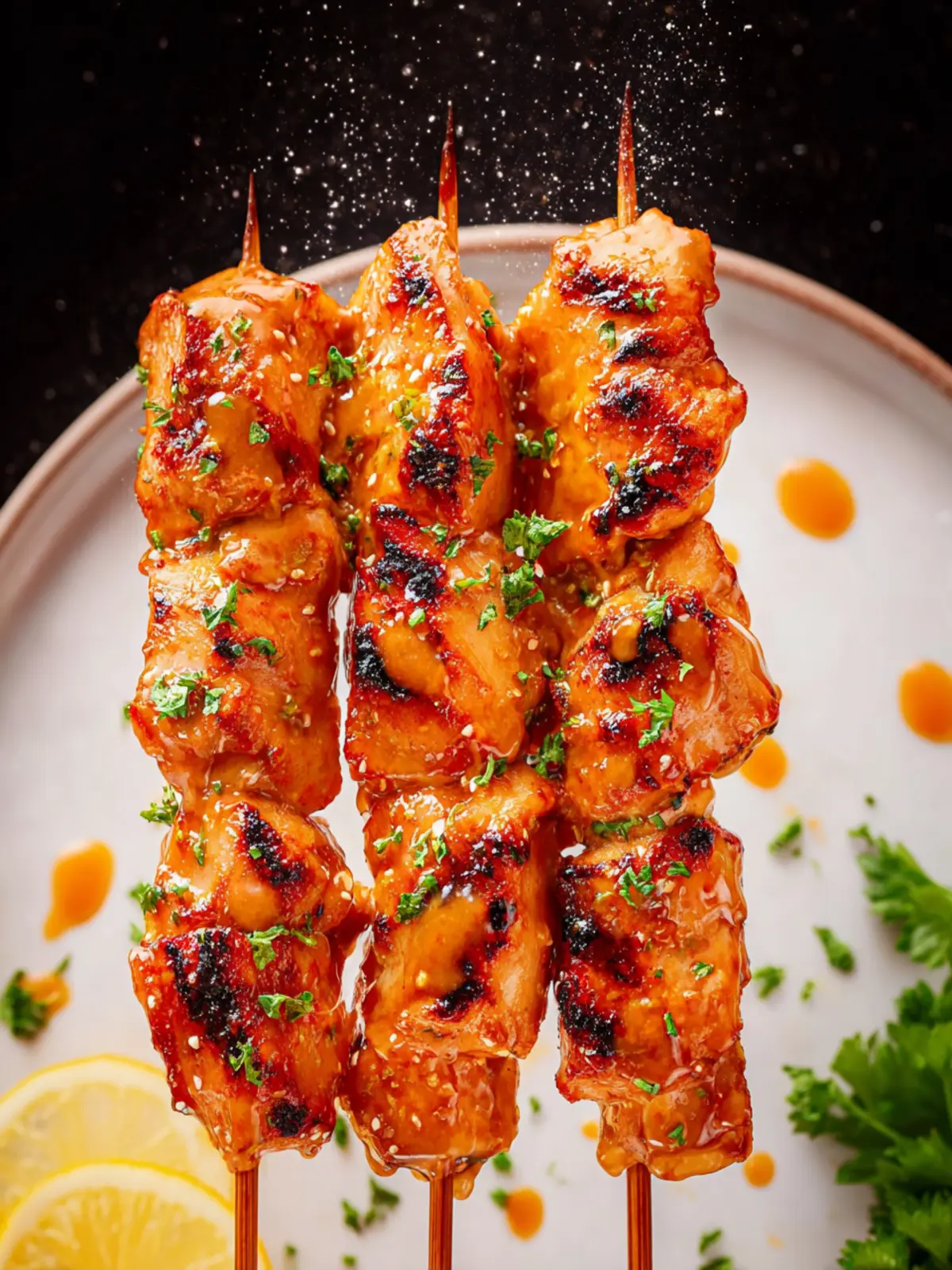 Air Fryer Bang Bang Chicken Skewers First Image
