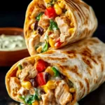 Easy Southwest Chicken Wrap First Image