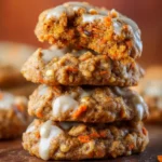 Soft and Chewy Spiced Carrot Cake Cookies First Image
